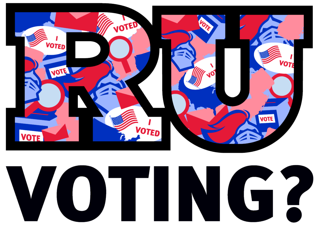 2024 rutgers voting logo